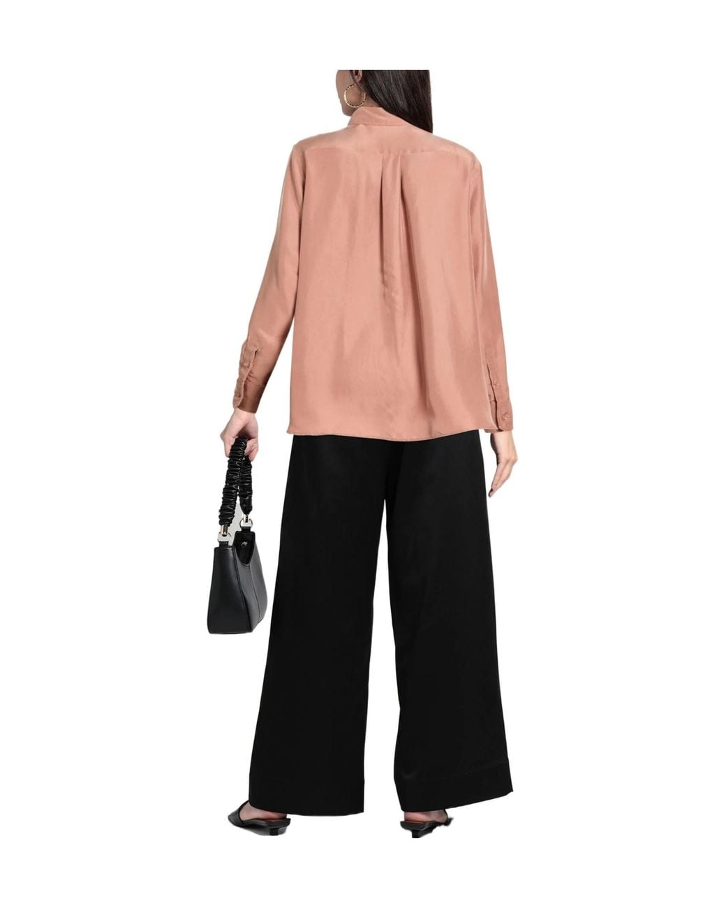 Weekend by Maxmara Pink Solid Color Shirt