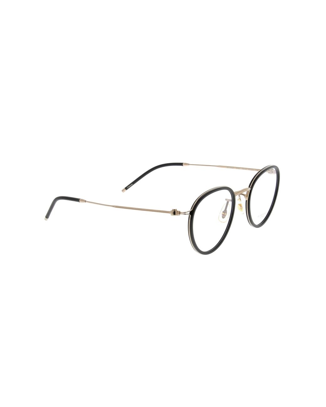 Oliver Peoples Metallic Oval Frame Glasses for men