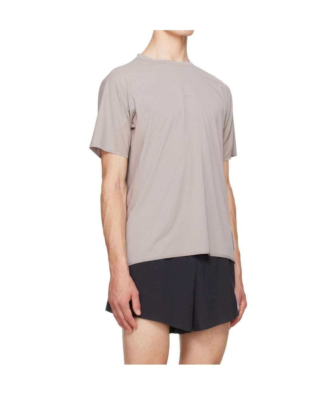 Satisfy Gray Auralite Uv Running T-Shirt for men