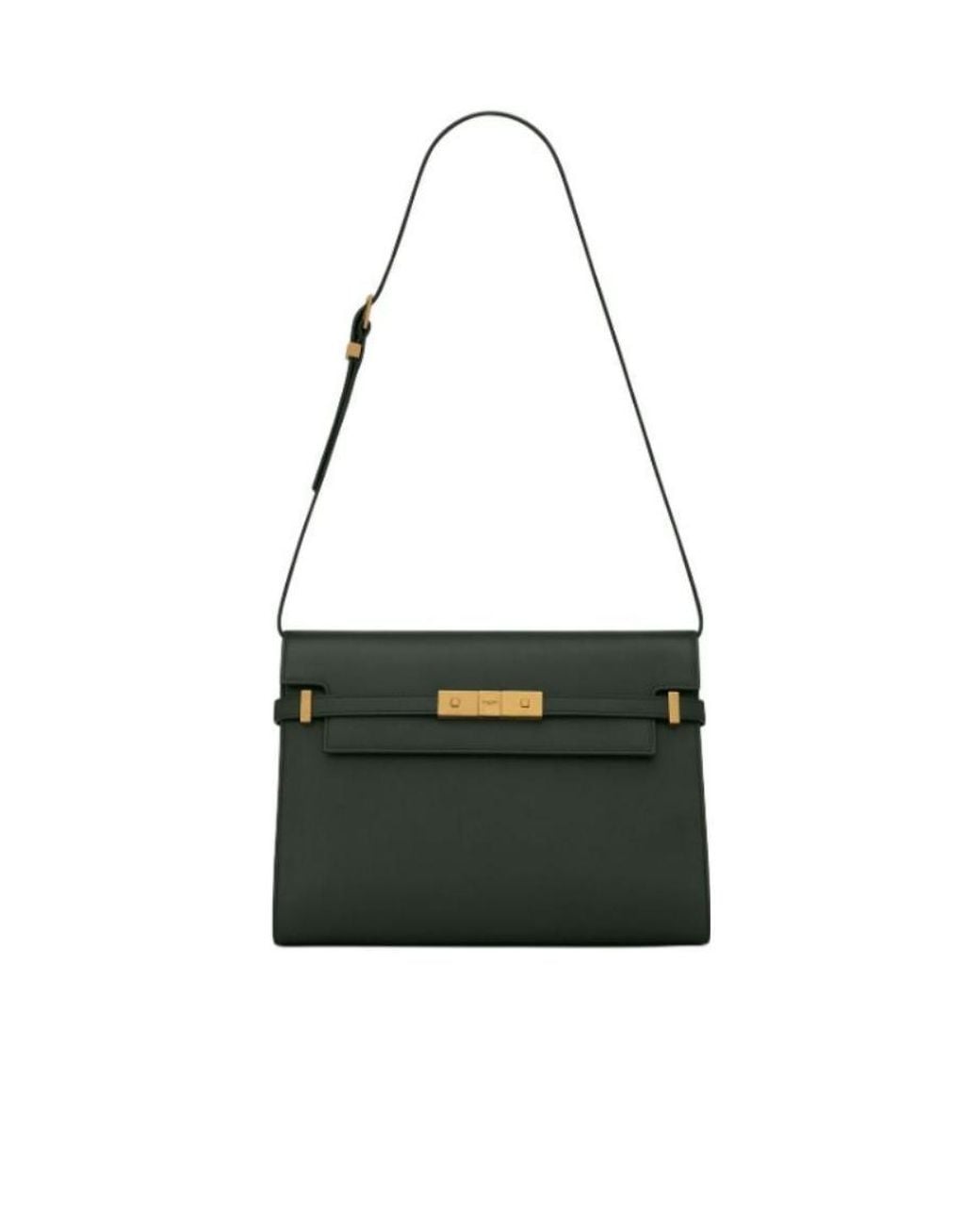 Saint Laurent Black Manhattan Medium Shoulder Bag