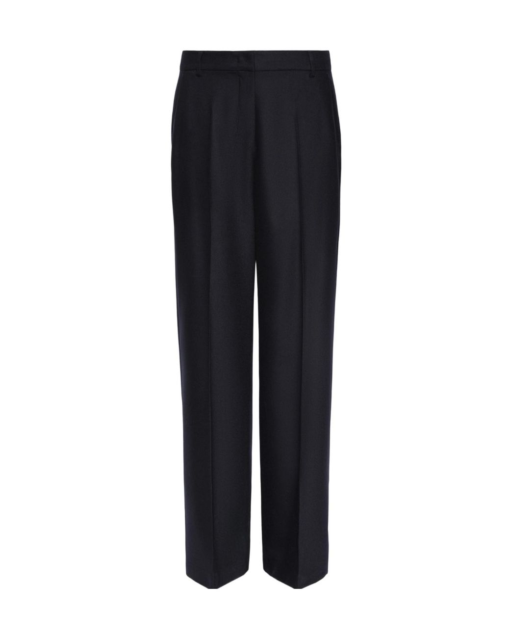 Max Mara Black Pressed-Crease Trousers