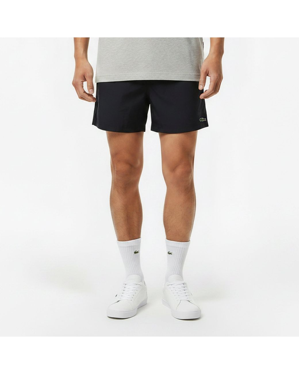 Lacoste Blue Drawstring Casual Shorts for men