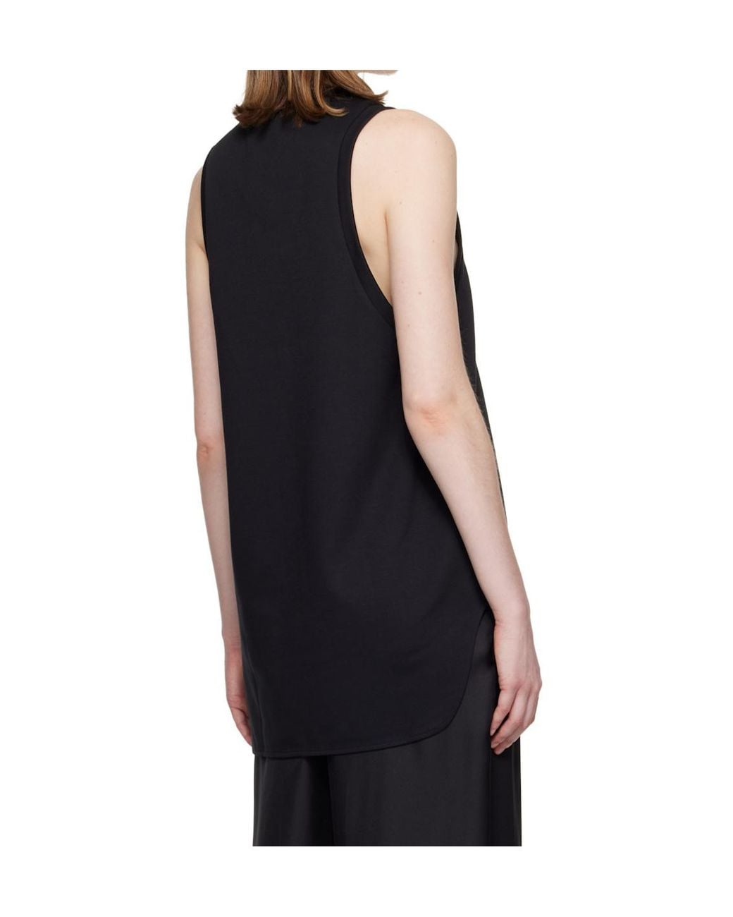 Wardrobe NYC Black Cotton Knitted Vest
