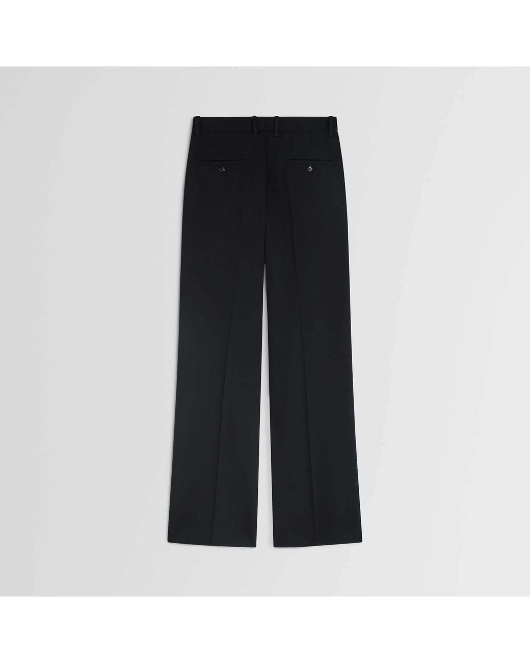 Phoebe Philo Black Wool Belt Loop Trousers