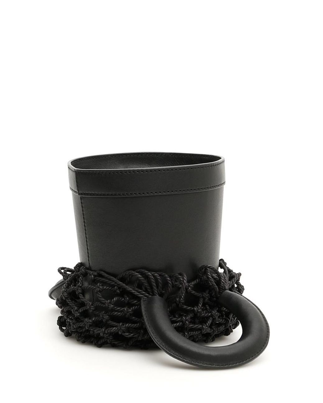 Staud Black Bonsai 20 Bucket Bag