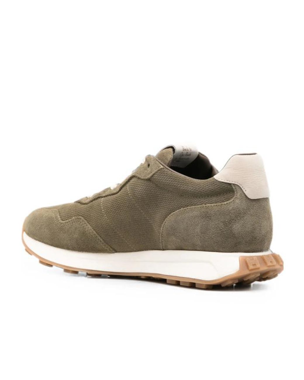Hogan White Logo-Patch Sneakers for men