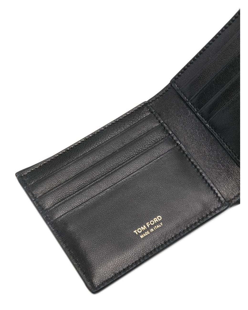 Tom Ford Black Leather Wallet for men