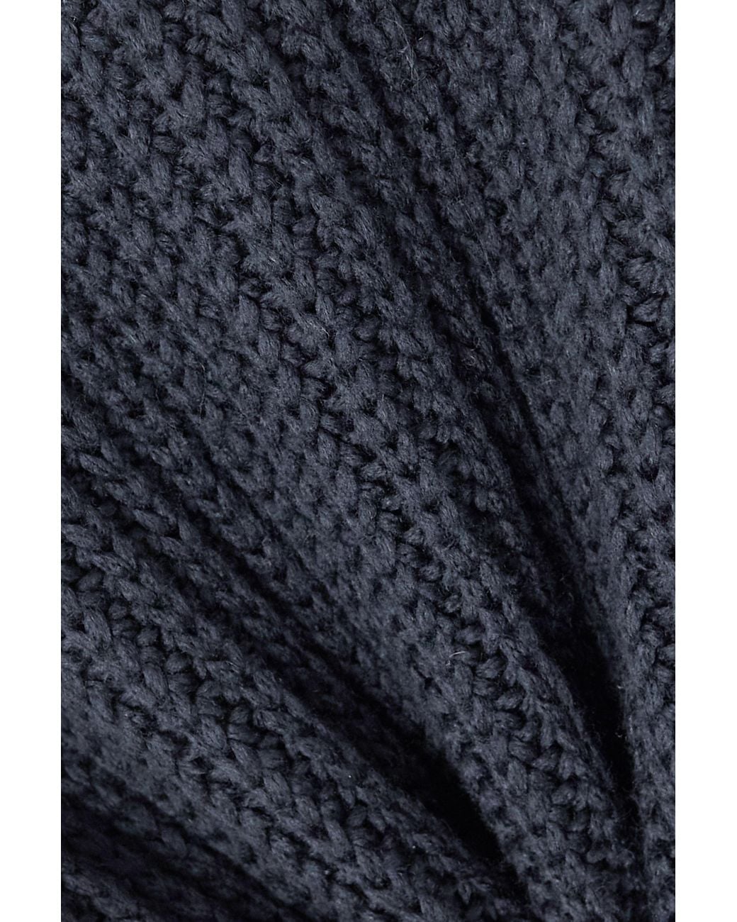 Moncler Blue Ribbed Down Jacket