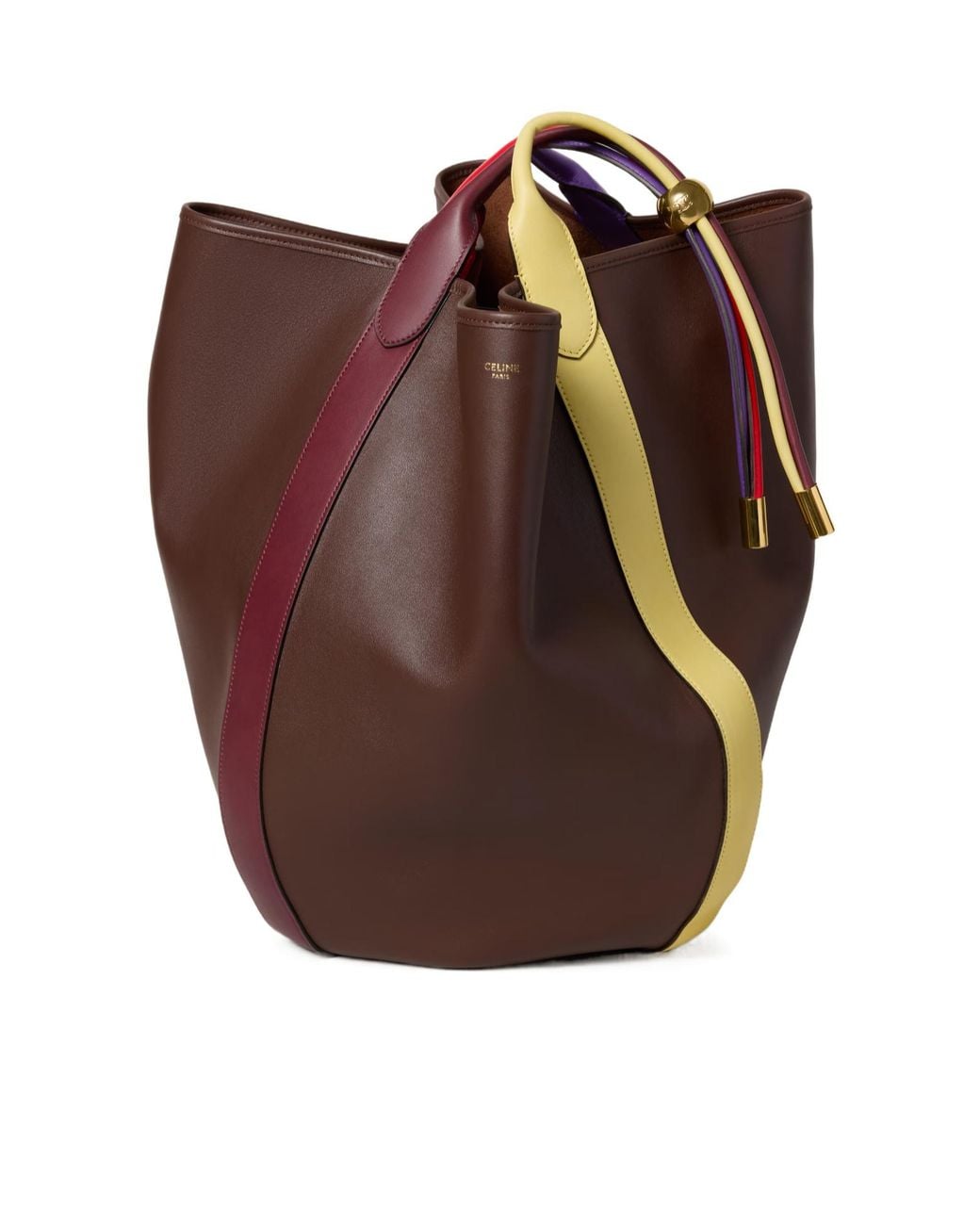 Céline Brown Drop Bucket