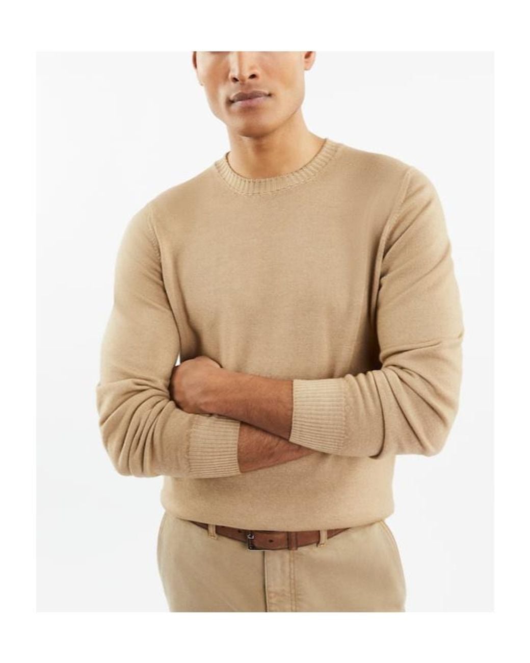 Fay Natural Crew Neck Sweater for men