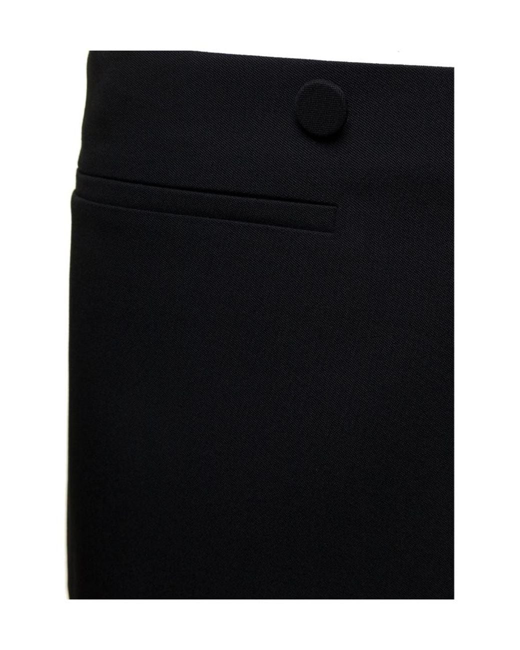 Valentino Black Minifalda Mid-Rise Mini Skirt