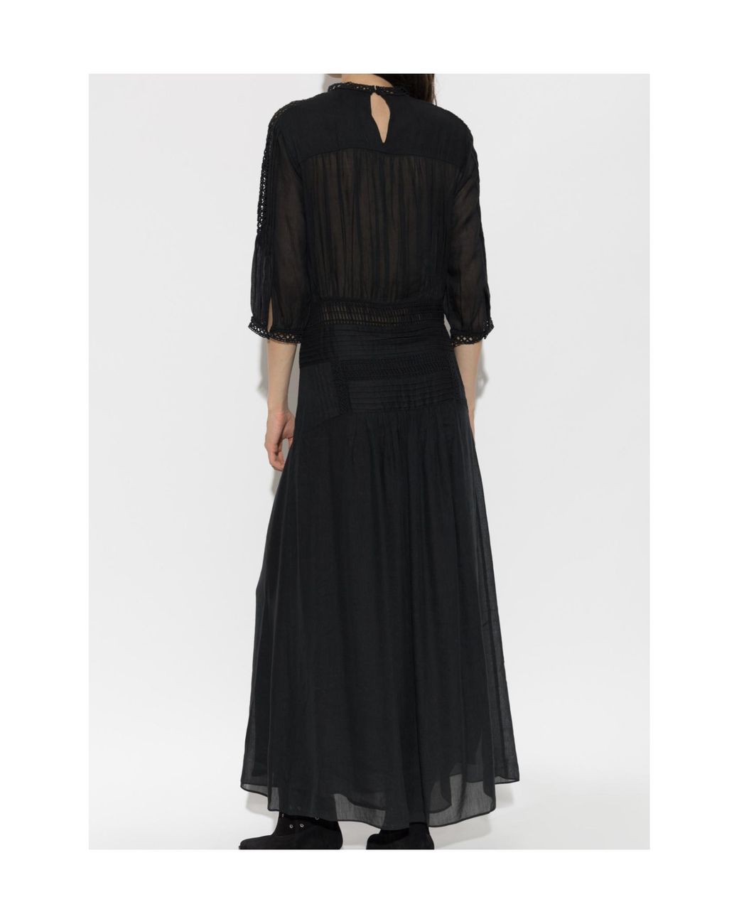 Isabel Marant Blue Isabel Marant Étoile Pamena Lace-Panel Dress