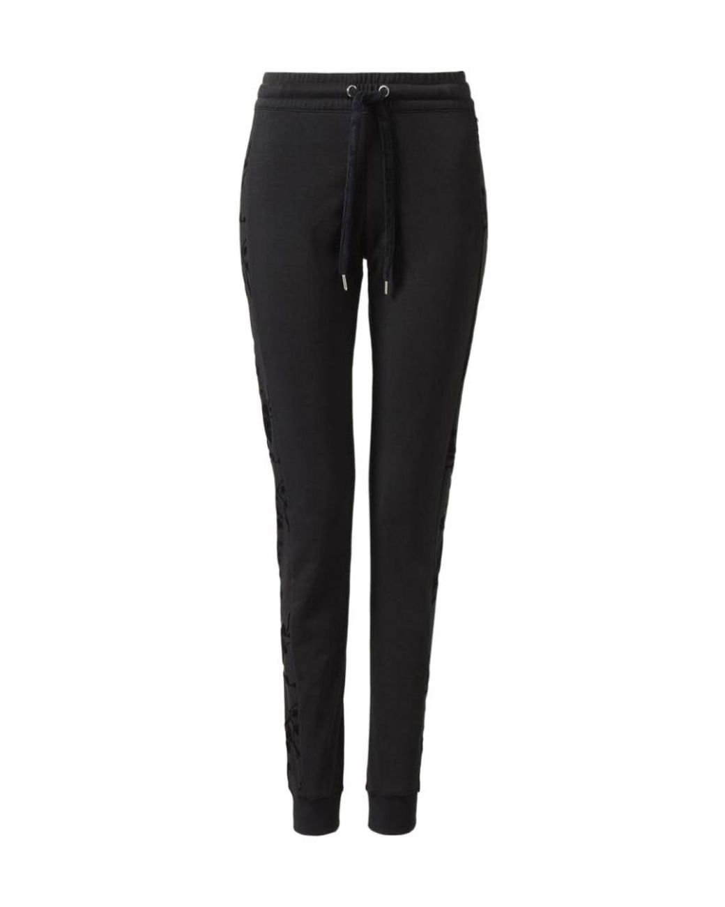 EA7 Black Logo Sweatpants