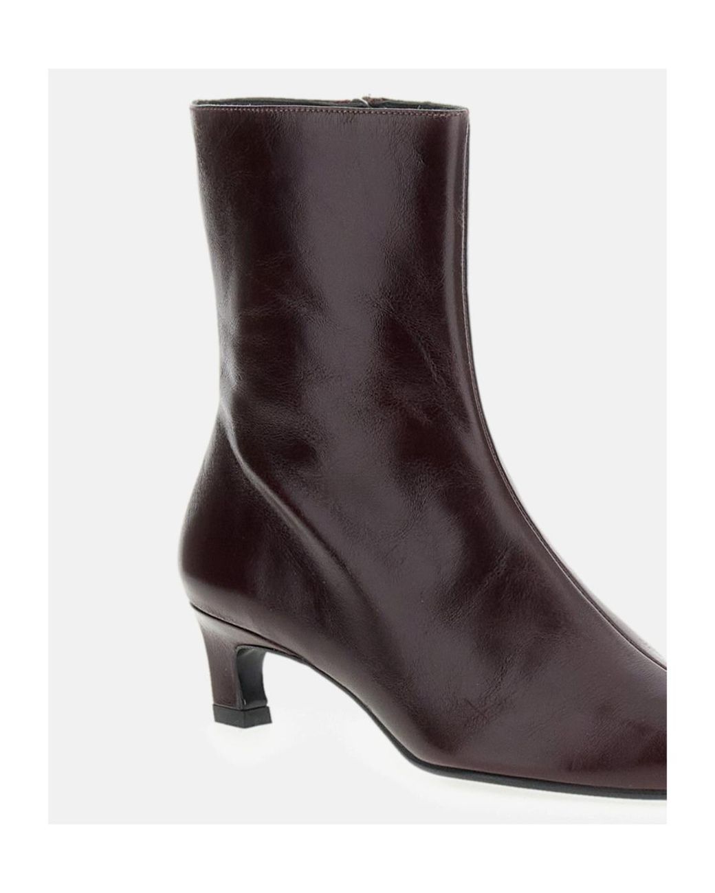 Alohas Brown Ambar Rift Pointed-Toe Ankle Boots