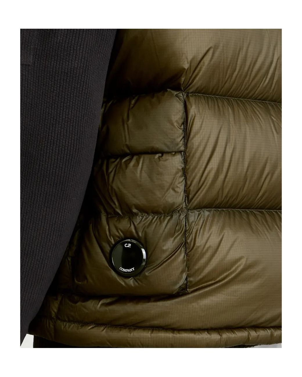C P Company Green D.D. Shell Down Gilet for men