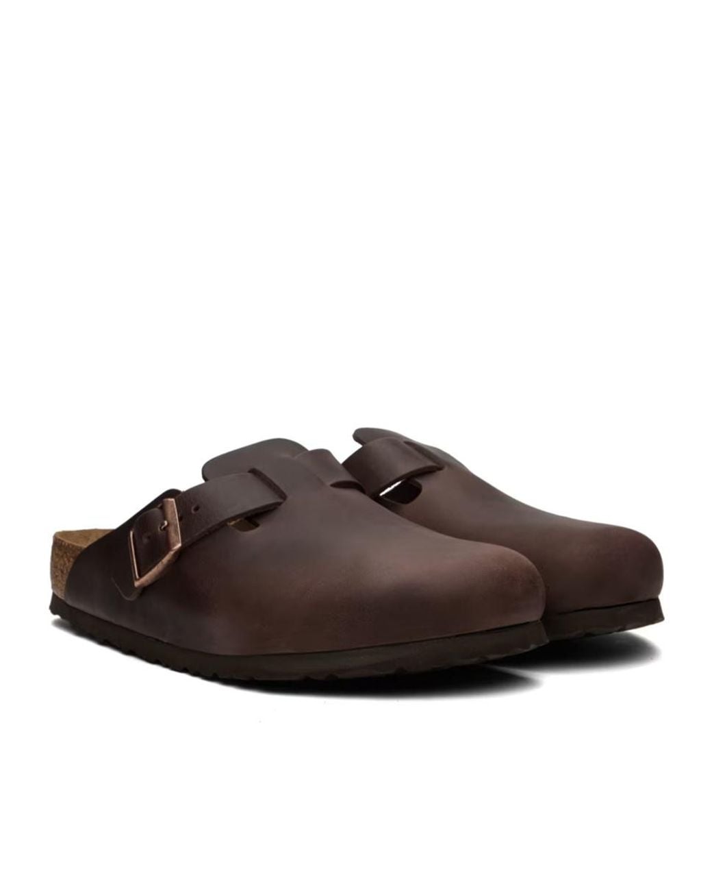 Birkenstock Brown Buckle-Fastening Slip-On Sandals for men