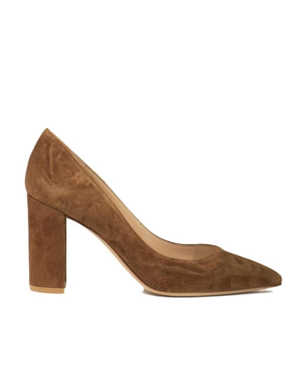 Gianvito Rossi Brown Piper Pointed-Toe Pumps