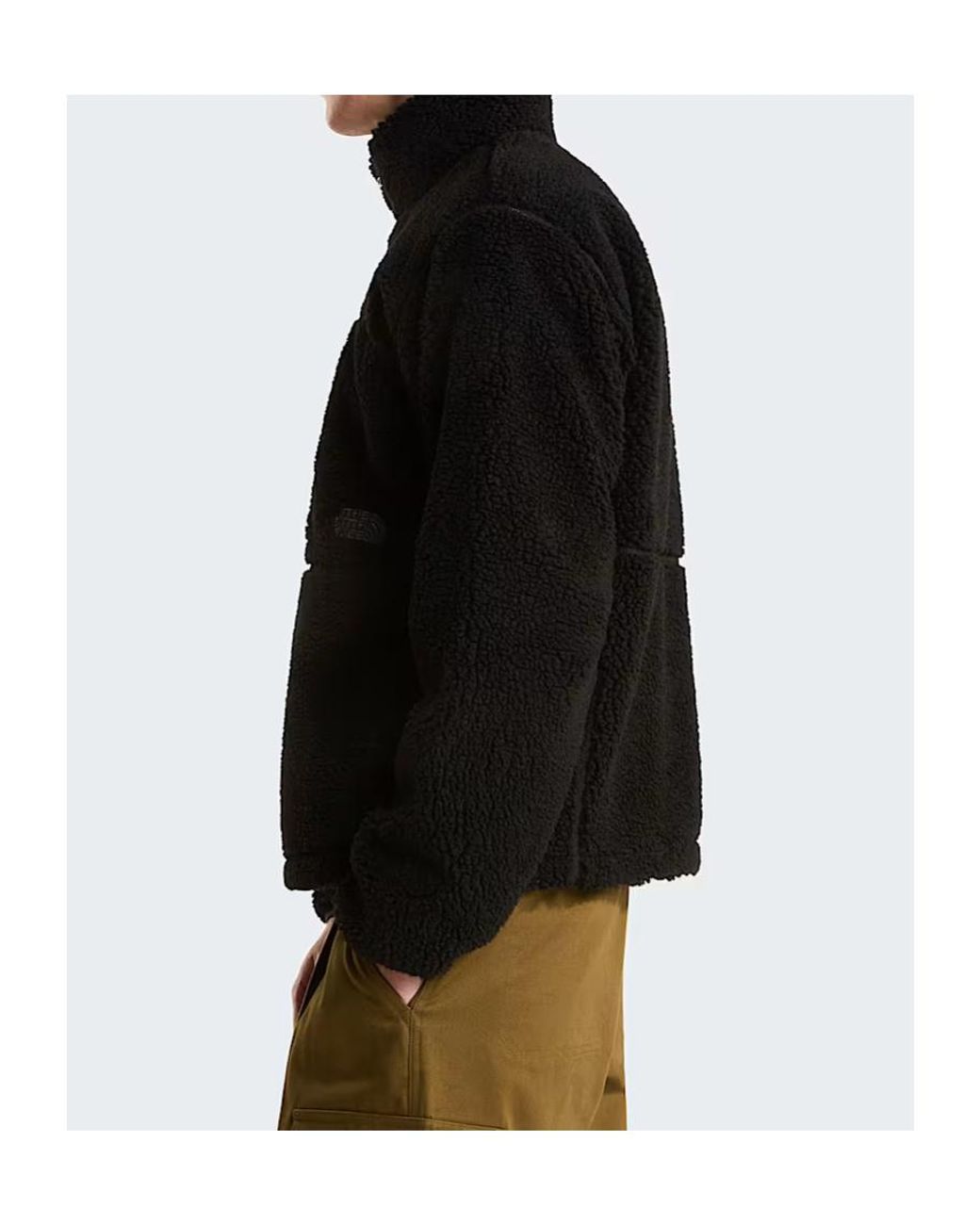 The North Face Black Extreme Pile 2 Fleece Zip-Up Bomber Jacket for men