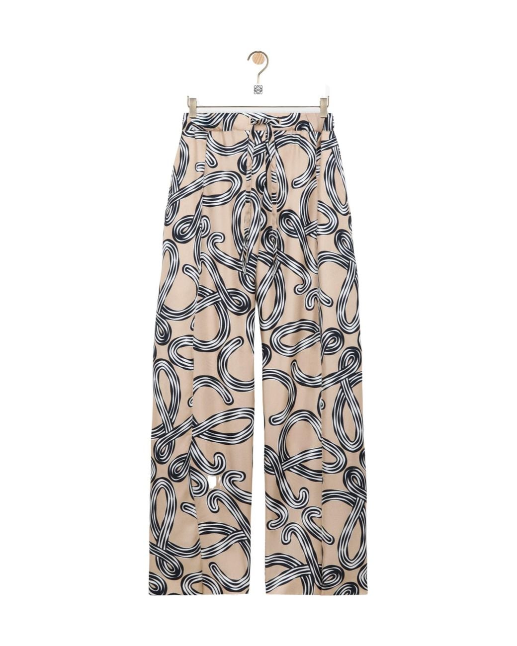 Loewe White Drawstring Casual Pants