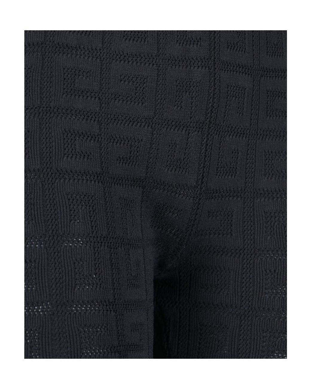 Givenchy Blue 4G Jacquard Leggings