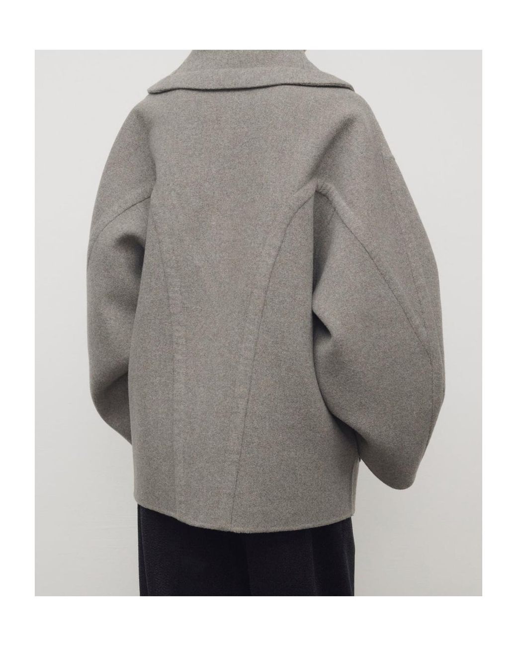 The Row Brown Temur Virgin Wool Coat