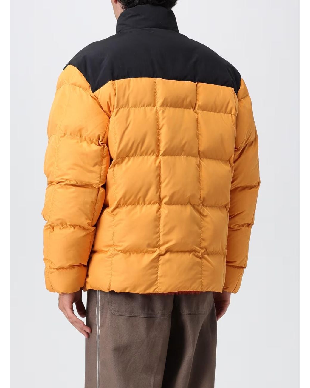 Marcelo Burlon Orange County Of Milan Logo Printed Puffer Jacket for men