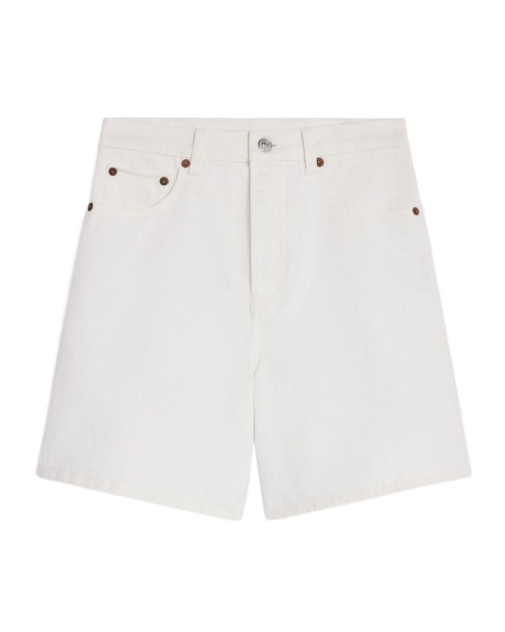 Céline White Shorts 001