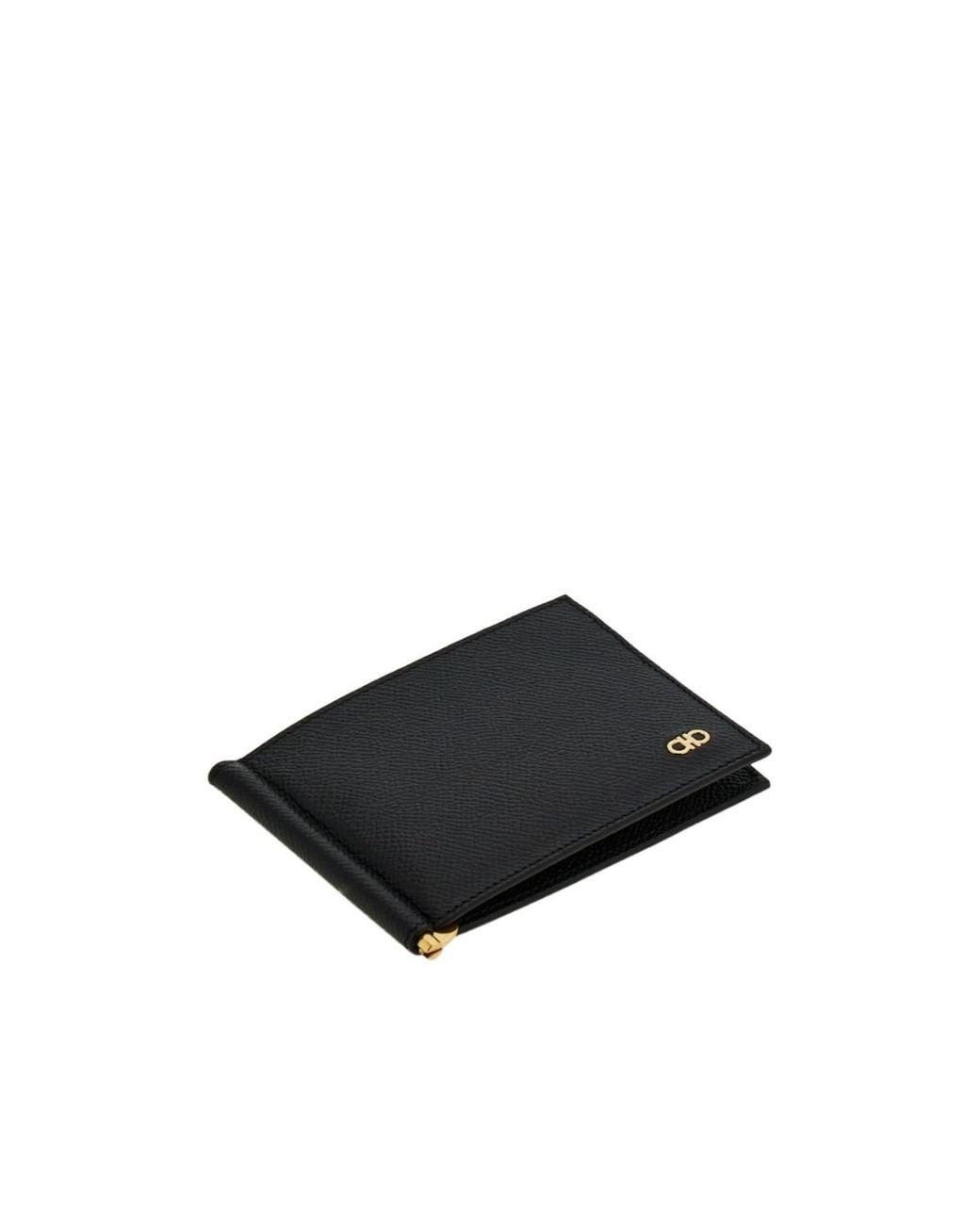 Ferragamo Black Ferragamo Eyewear Micro Gancini Bifold Wallet for men