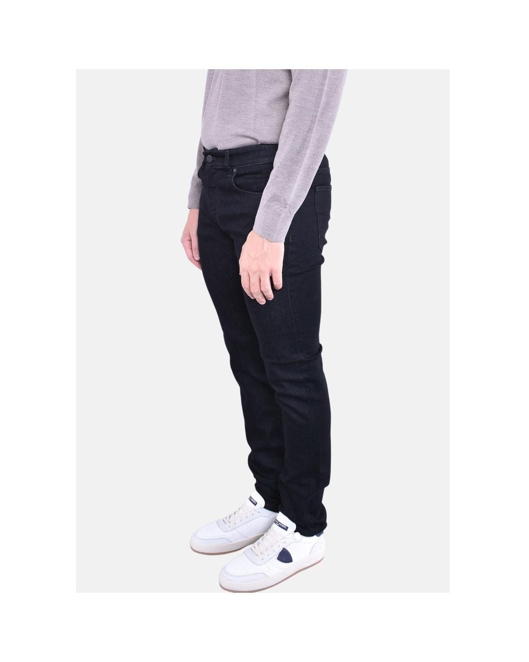 Pt Pantaloni Gray Pt Torino Swing Slim-Fit Jeans for men