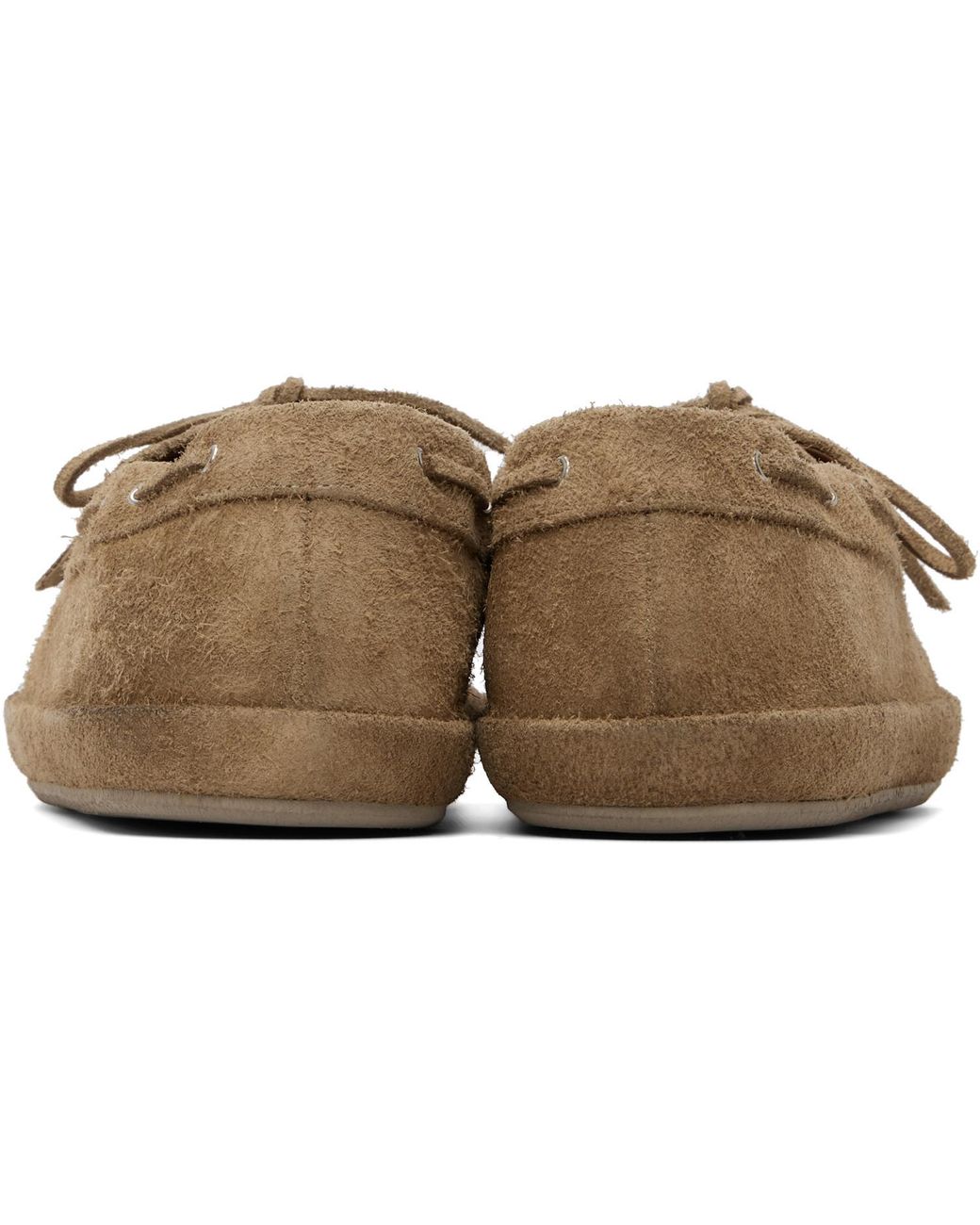 Marsèll Brown Scatopelle Suede Boat Shoes for men