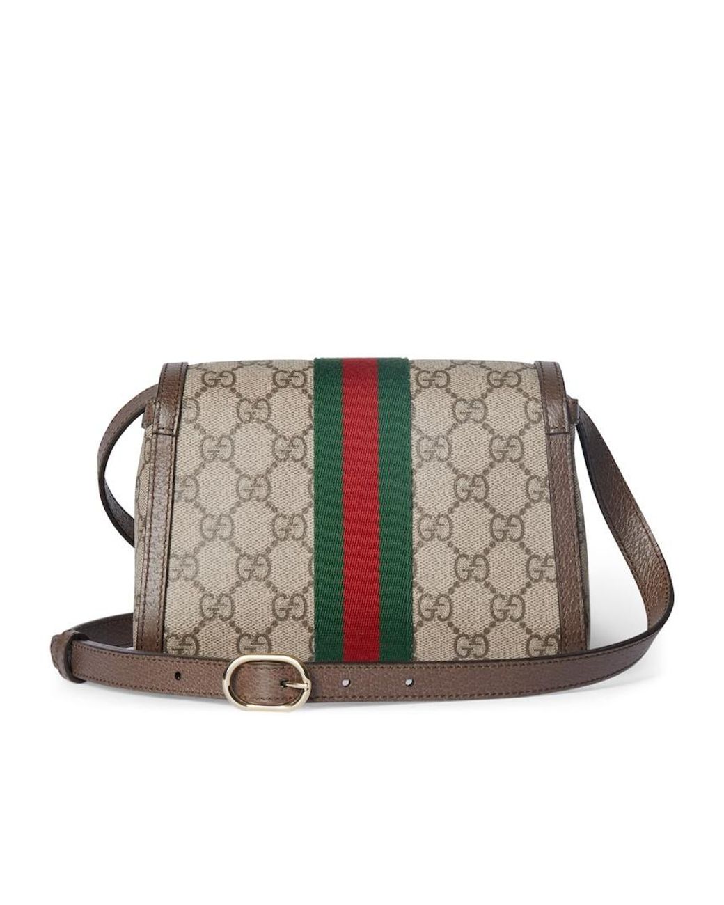 Gucci Gray Ophidia Mini Shoulder Bag