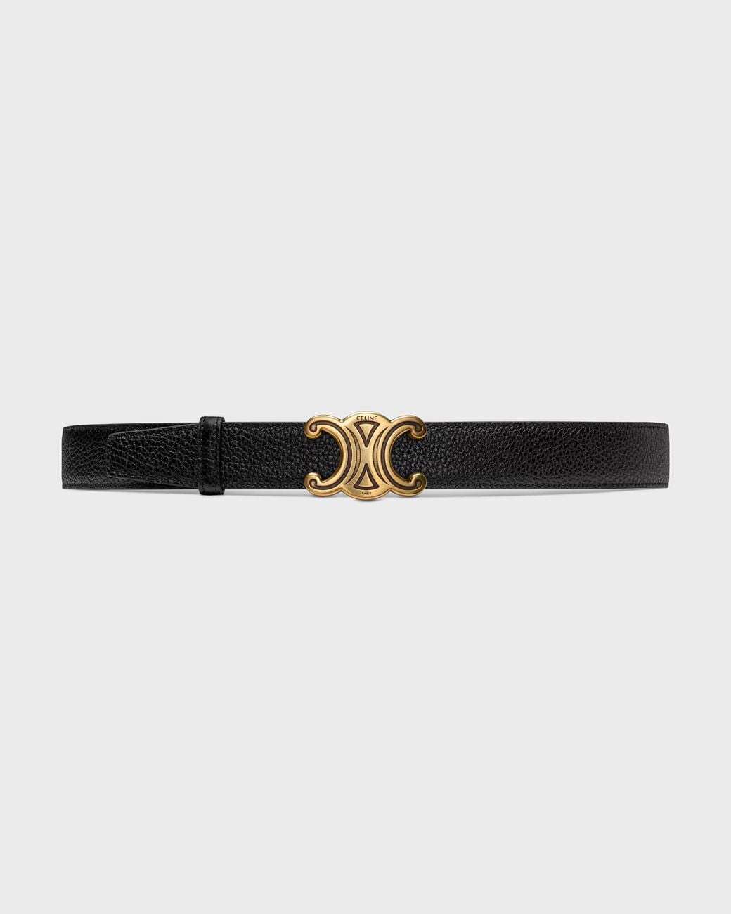 Céline White Triomphe Helium Buckle Reversible Strap 30Mm for men