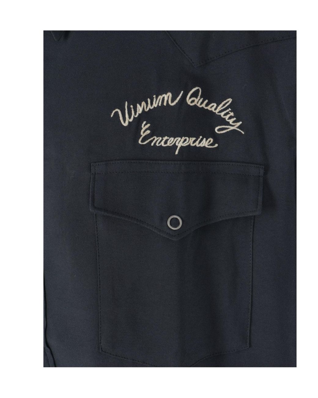 Visvim Blue Four Corners Long-Sleeve Shirt for men