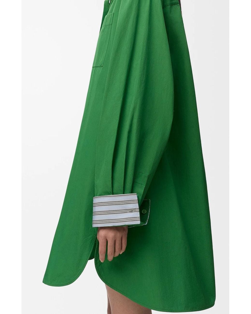 Loewe Green Shirt Dress