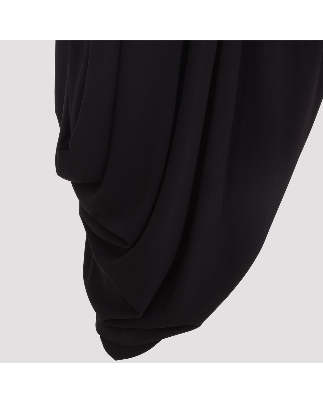 Alaïa Black Twisted Asymmetric Mini Skirt