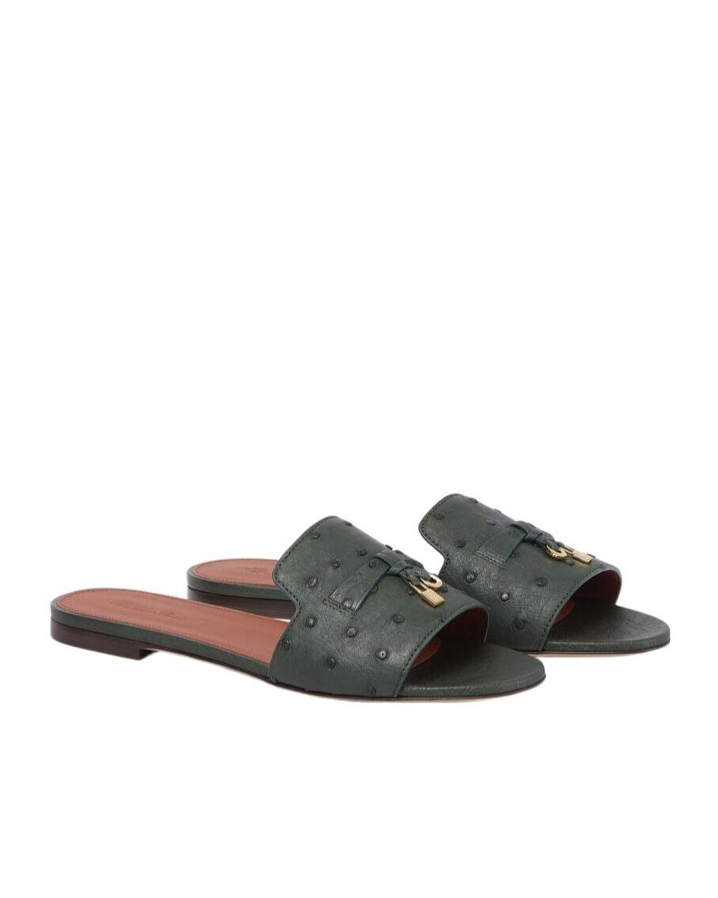 Loro Piana Multicolor Summer Charms Flat Sandals