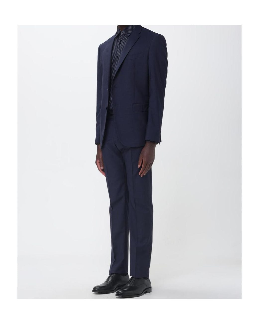 Emporio Armani Blue Single-Breasted Suit for men