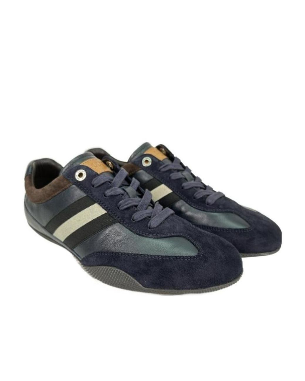 Bally Blue Logo Casual Sneakers for men