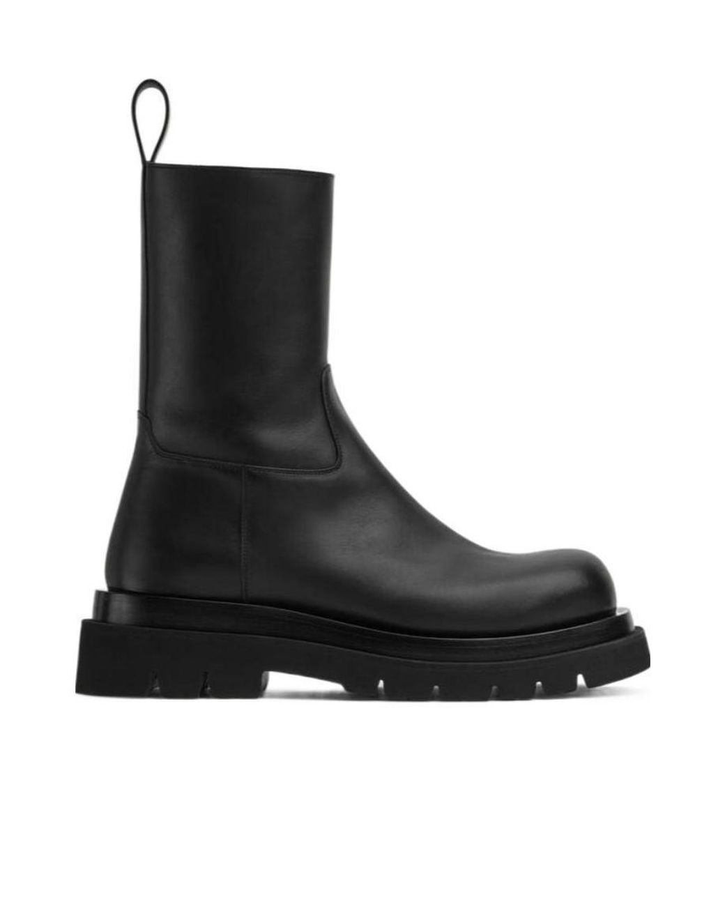 Bottega Veneta Black Lug Boots for men