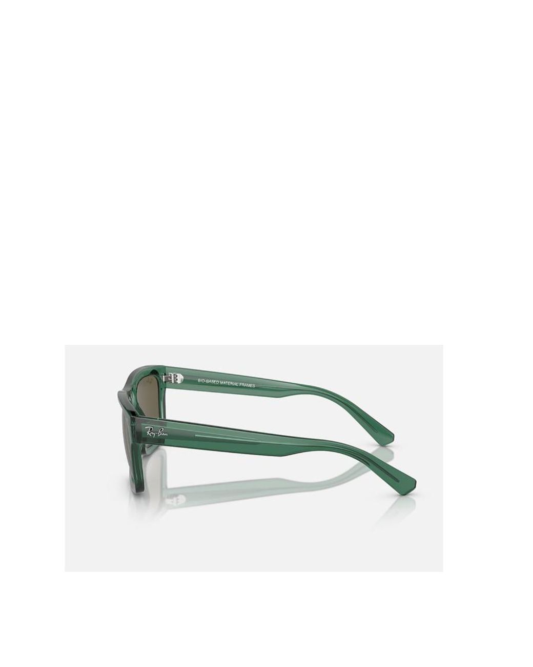 Ray-Ban Green Warren Rectangular Frame Sunglasses for men