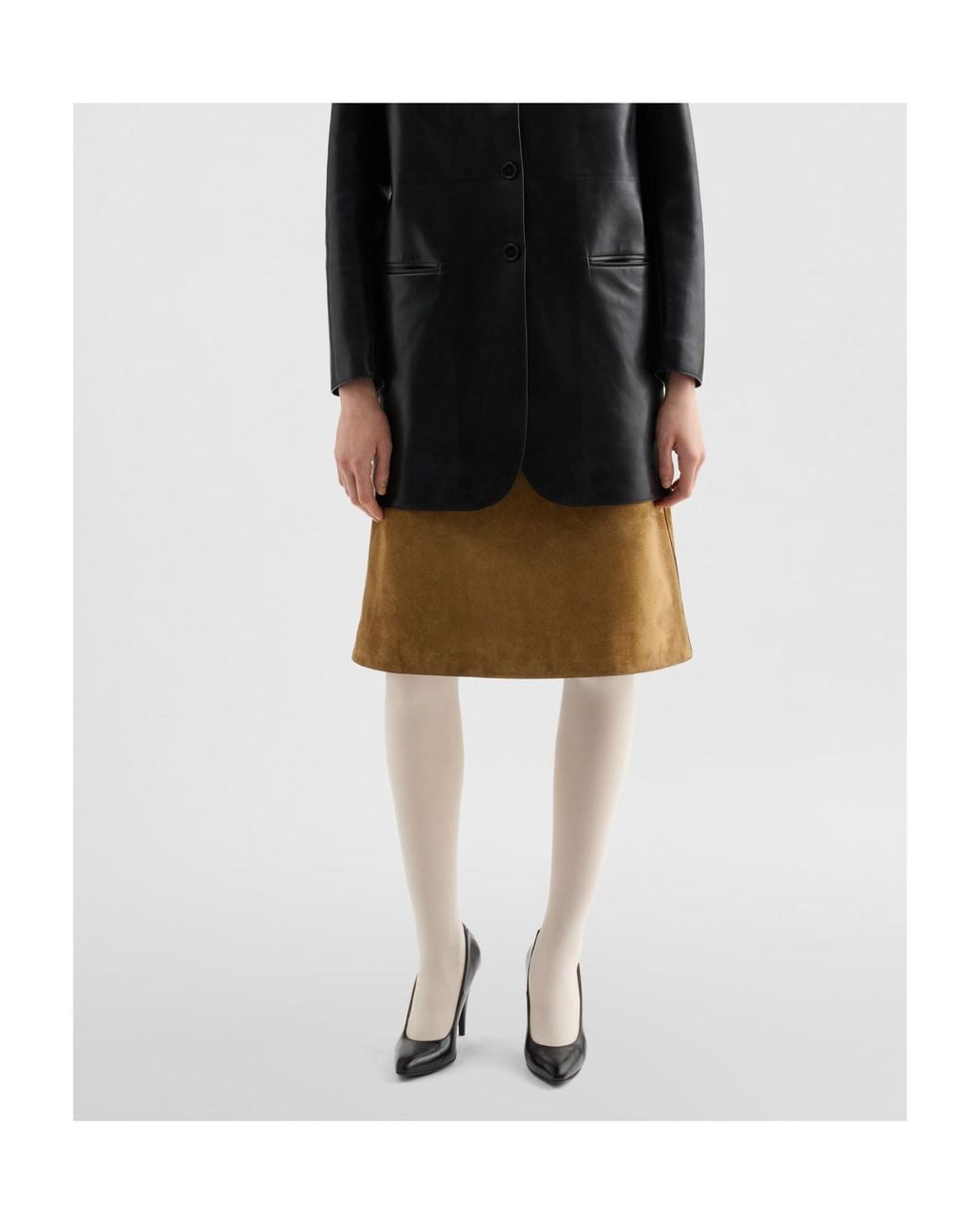 Jil Sander Natural 159 Lh Midi Skirt