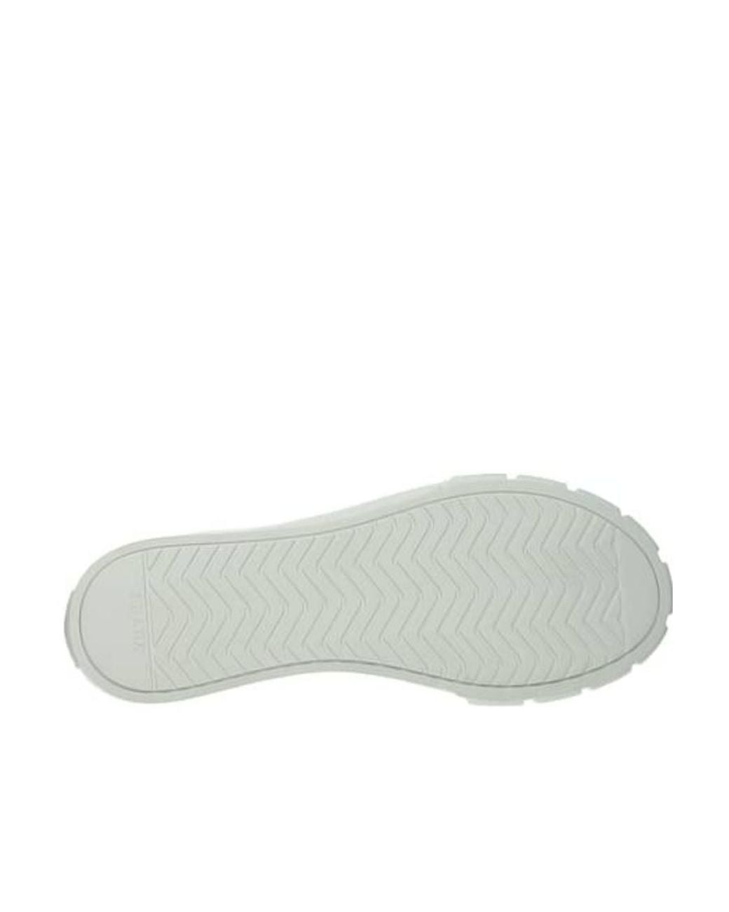 Prada White Logo Low-Top Sneakers for men