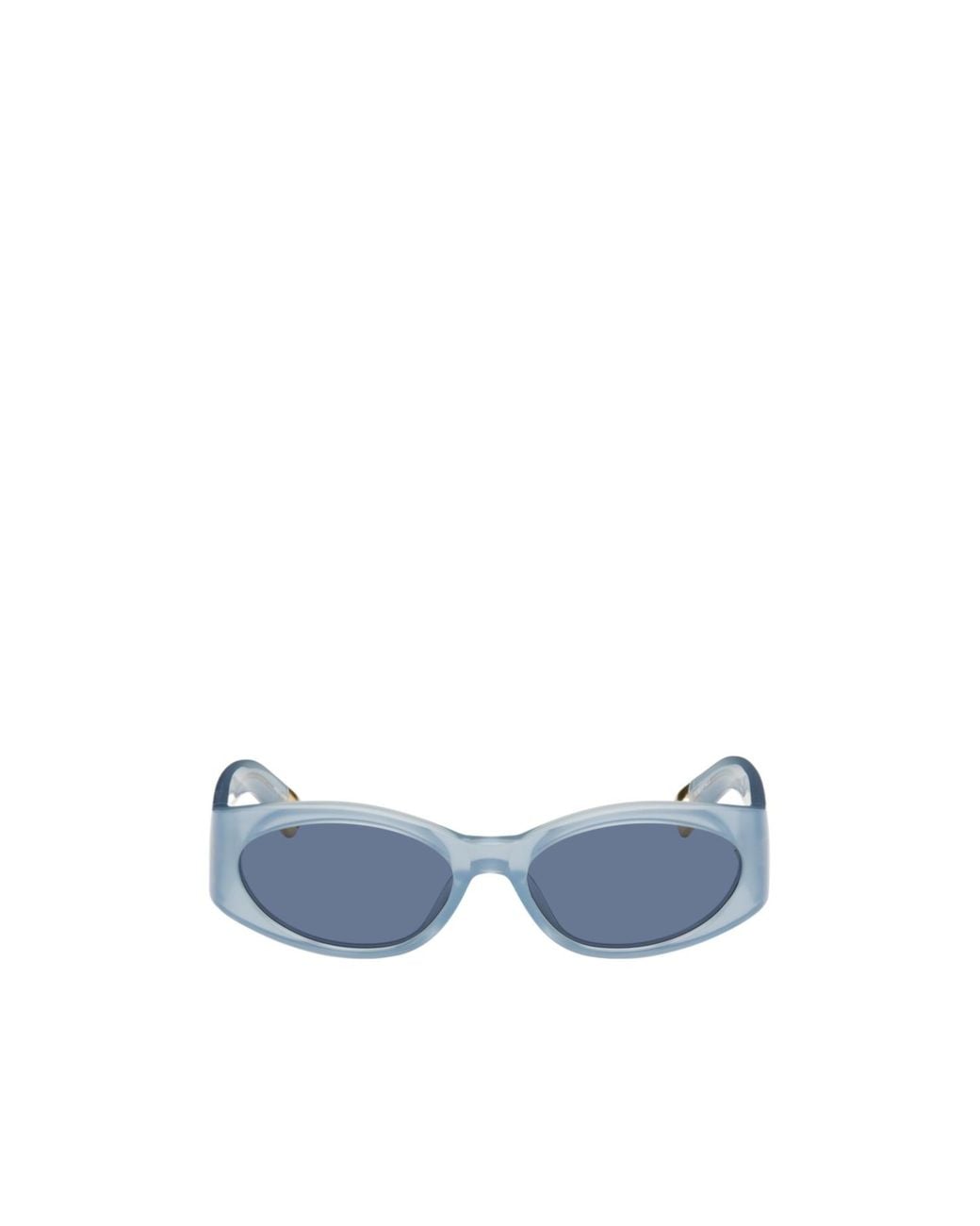 Jacquemus Blue Logo Sunglasses for men