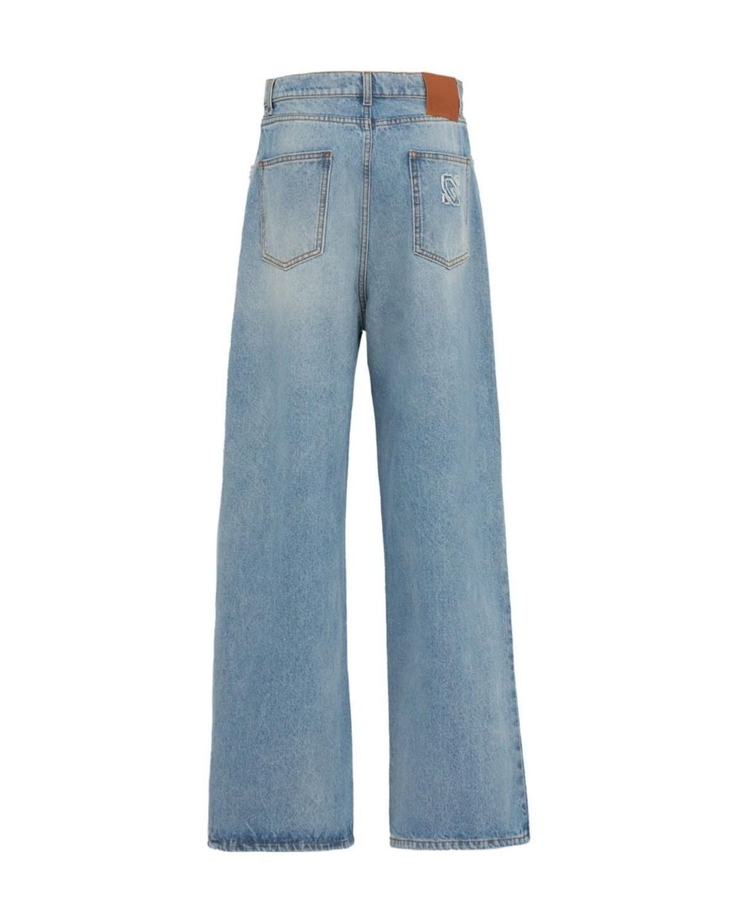 GIUSEPPE DI MORABITO Blue Wide Leg Jeans