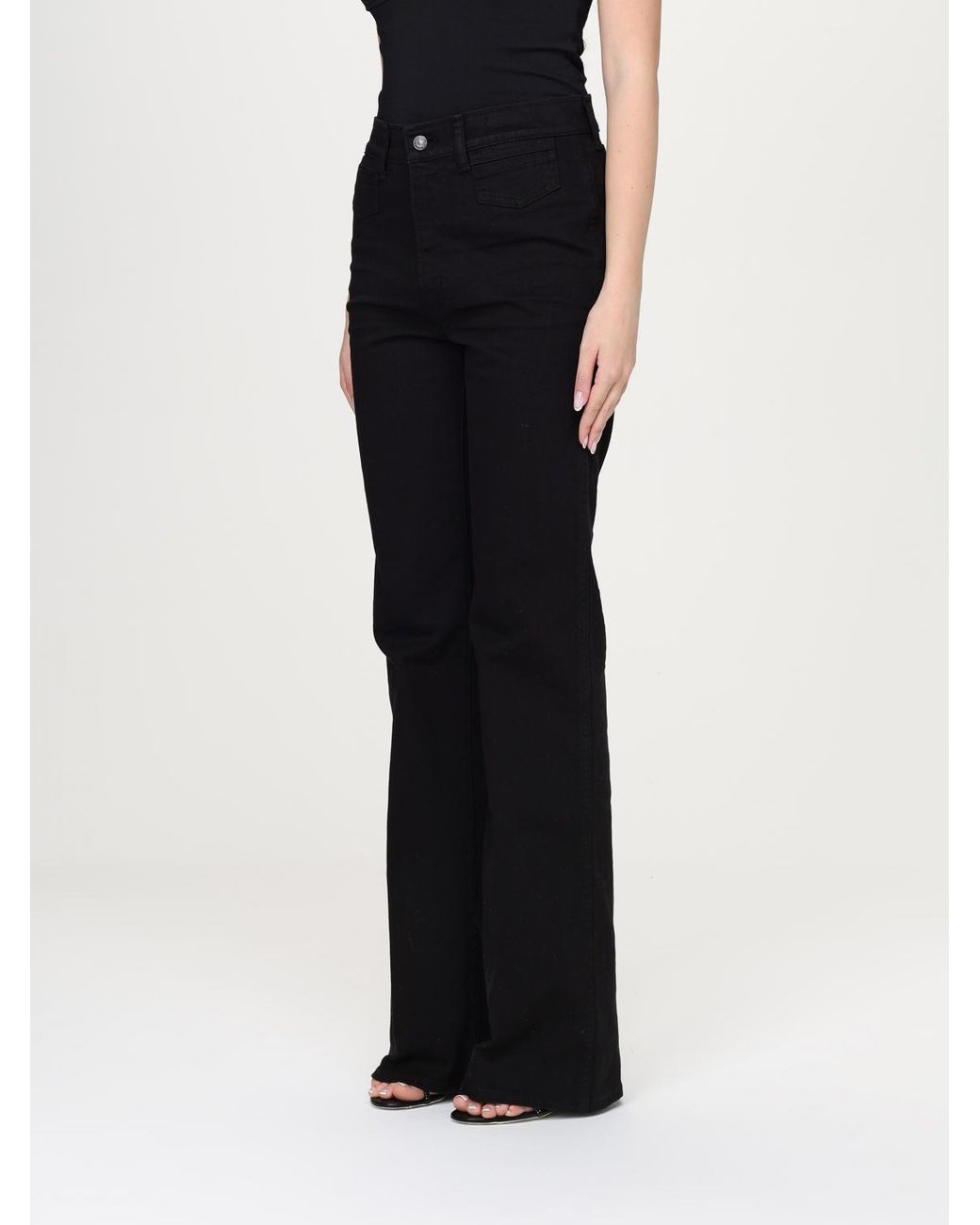 Tom Ford Black Logo-Patch Flared Jeans