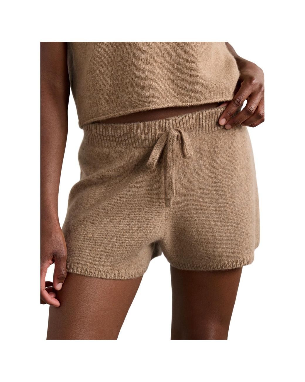 The Elder Statesman Natural Casual Solid Color Shorts