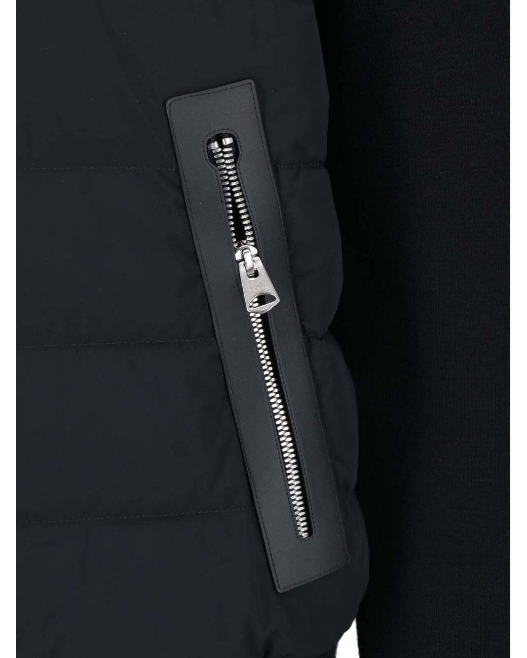 Mackage Blue Andrew Quilted Hooded Jacket for men