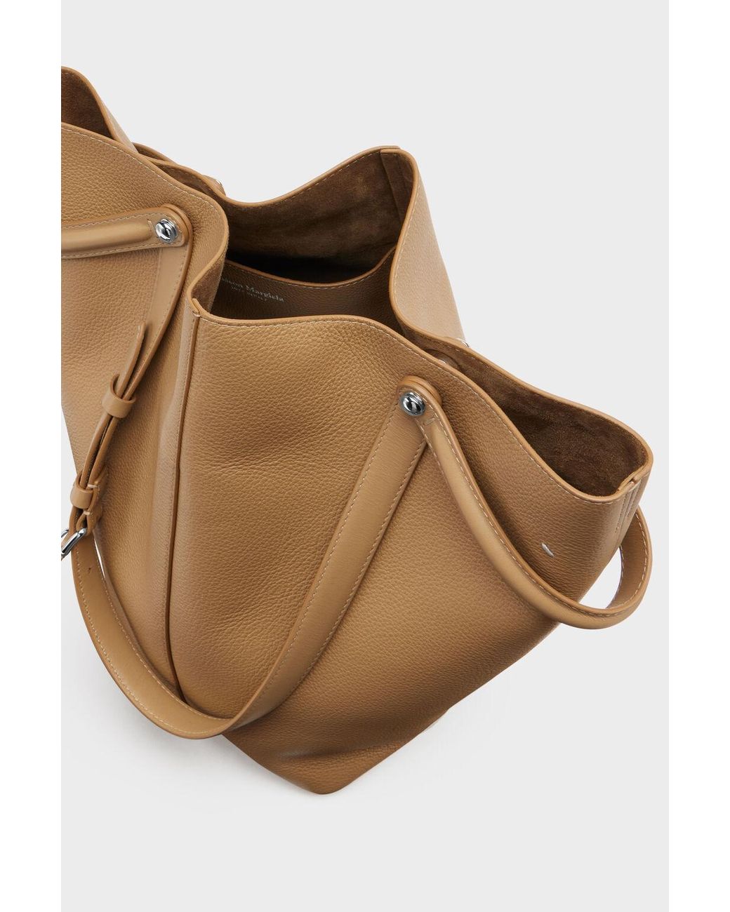 Maison Margiela Brown Dress-Age Medium Shoulder Bag for men