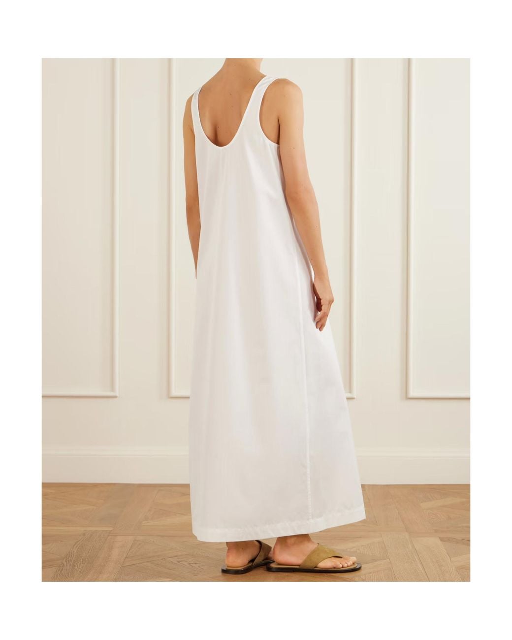 Totême White Sleeveless Dress