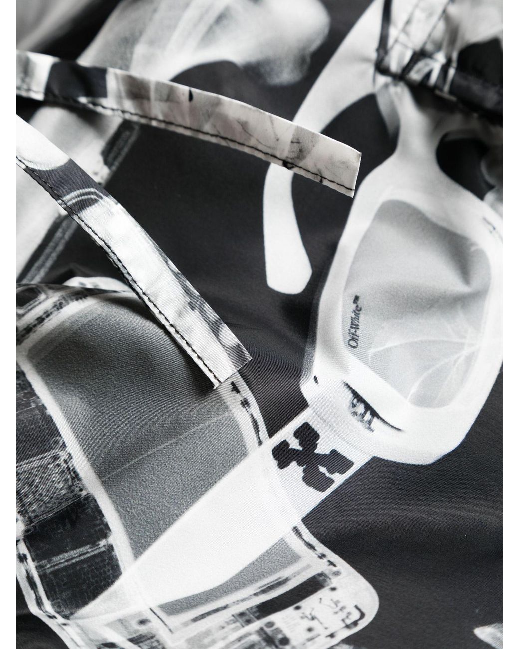 Off-White c/o Virgil Abloh Black Beachwear for men
